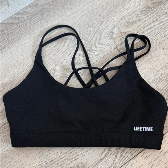 Lorna Jane Black Strappy Sports Bra lifetime - Picture 4 of 6